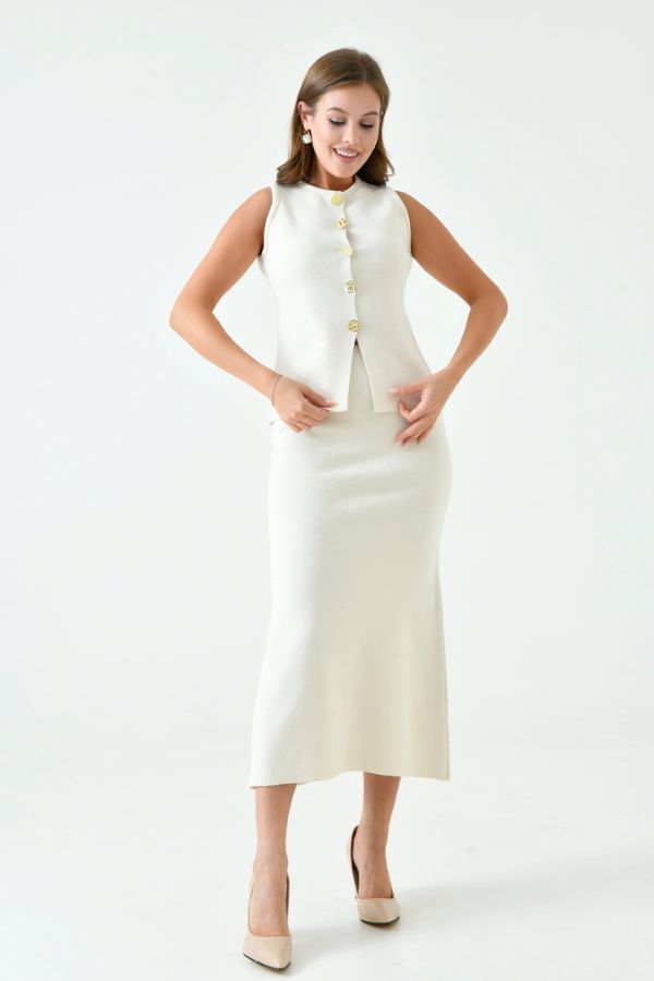 Conjunto Feminino Elegante Malha
