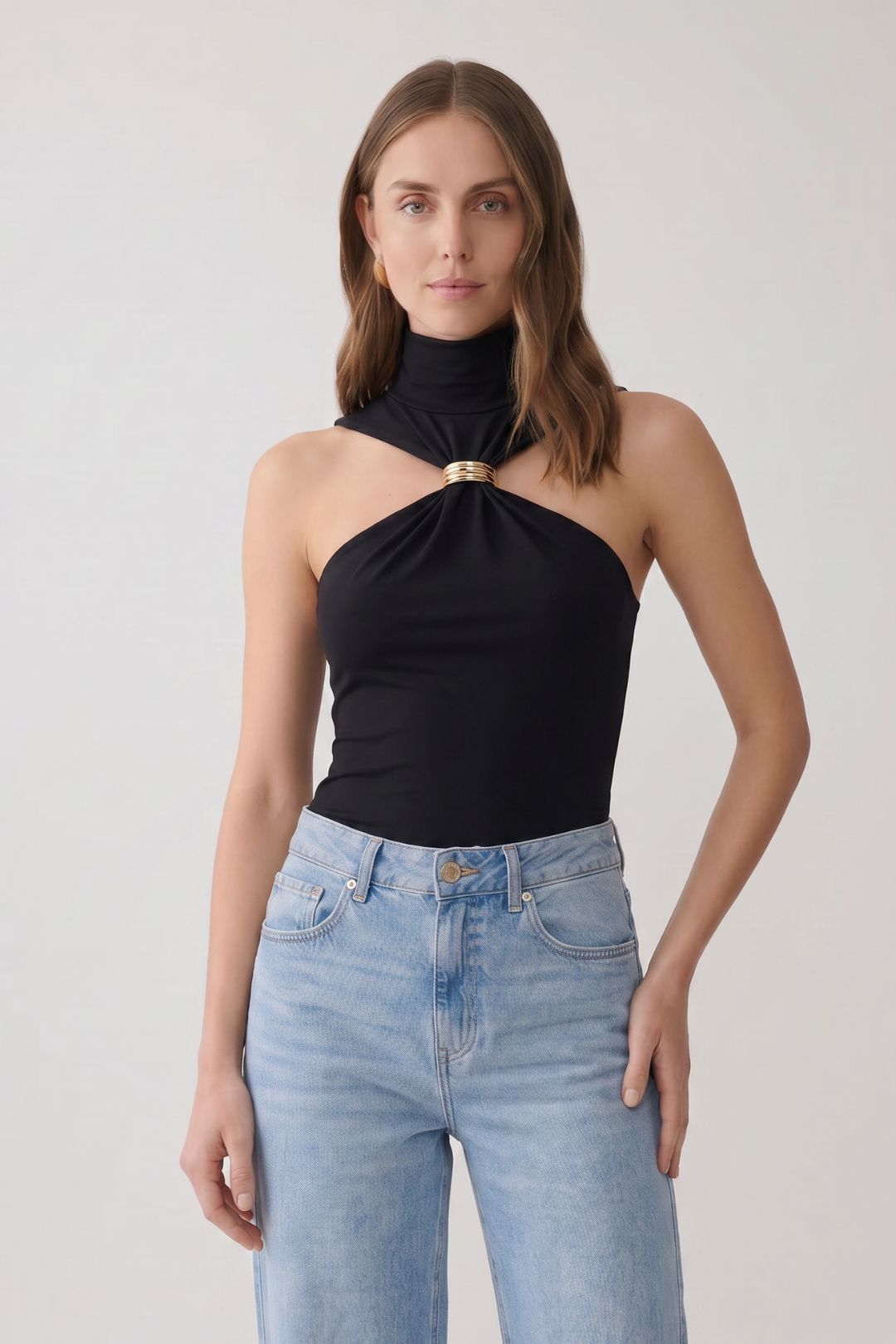 Blusa Gola Alta Golden