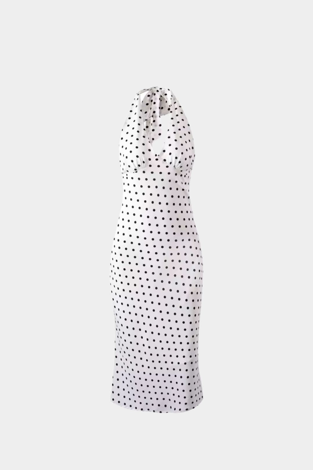 Vestido Midi Casual Poá
