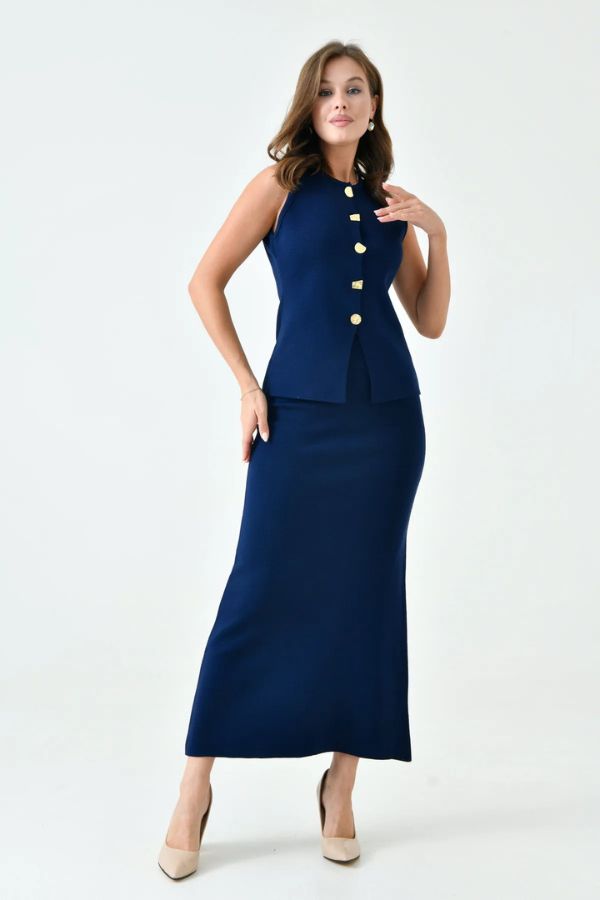 Conjunto Feminino Elegante Malha