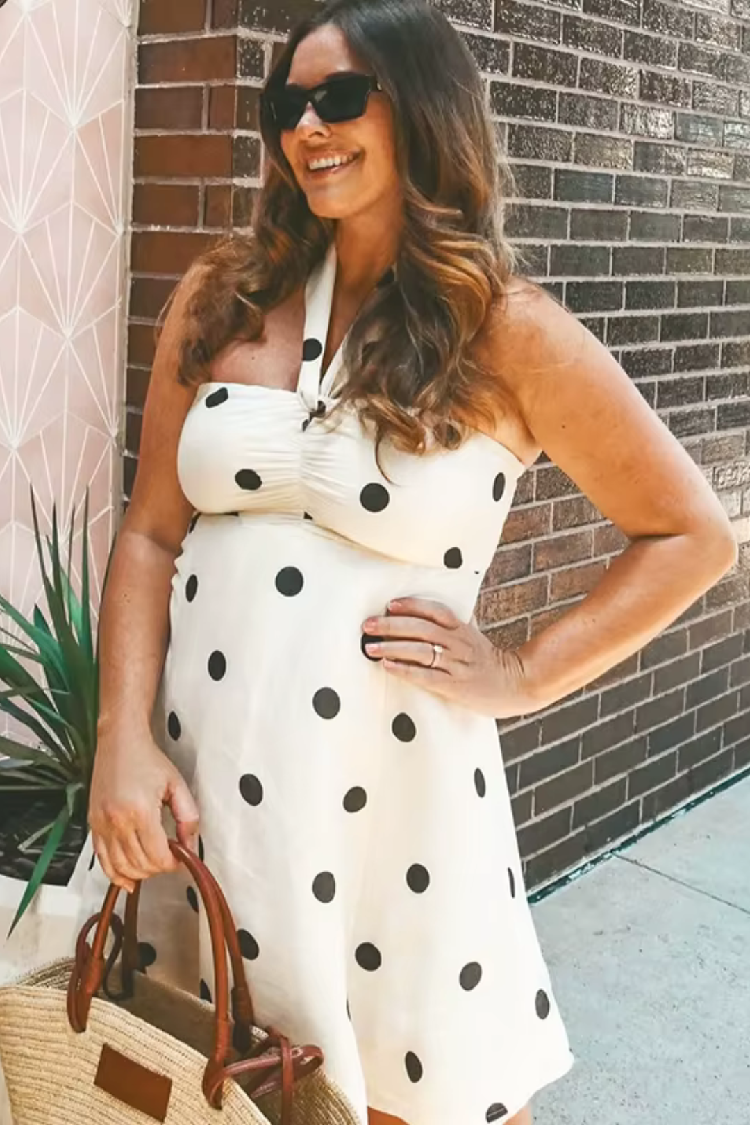 Vestido Polka Dot Casual