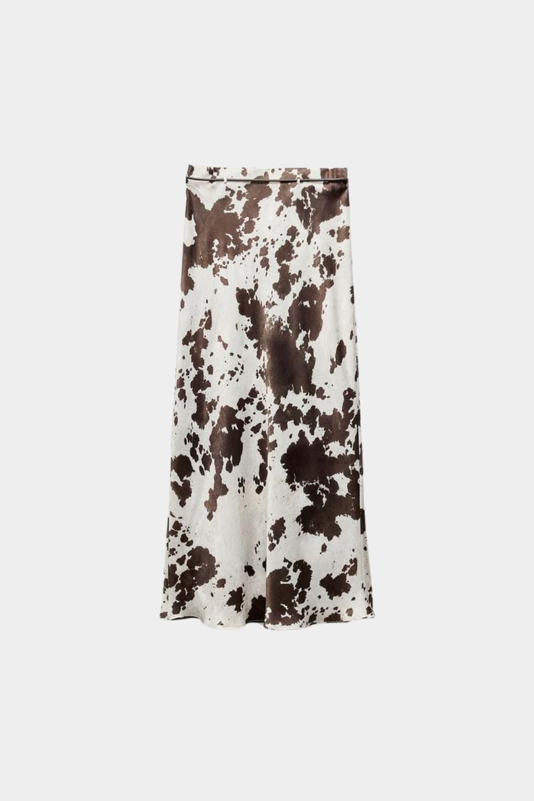 Saia Midi Cow Print