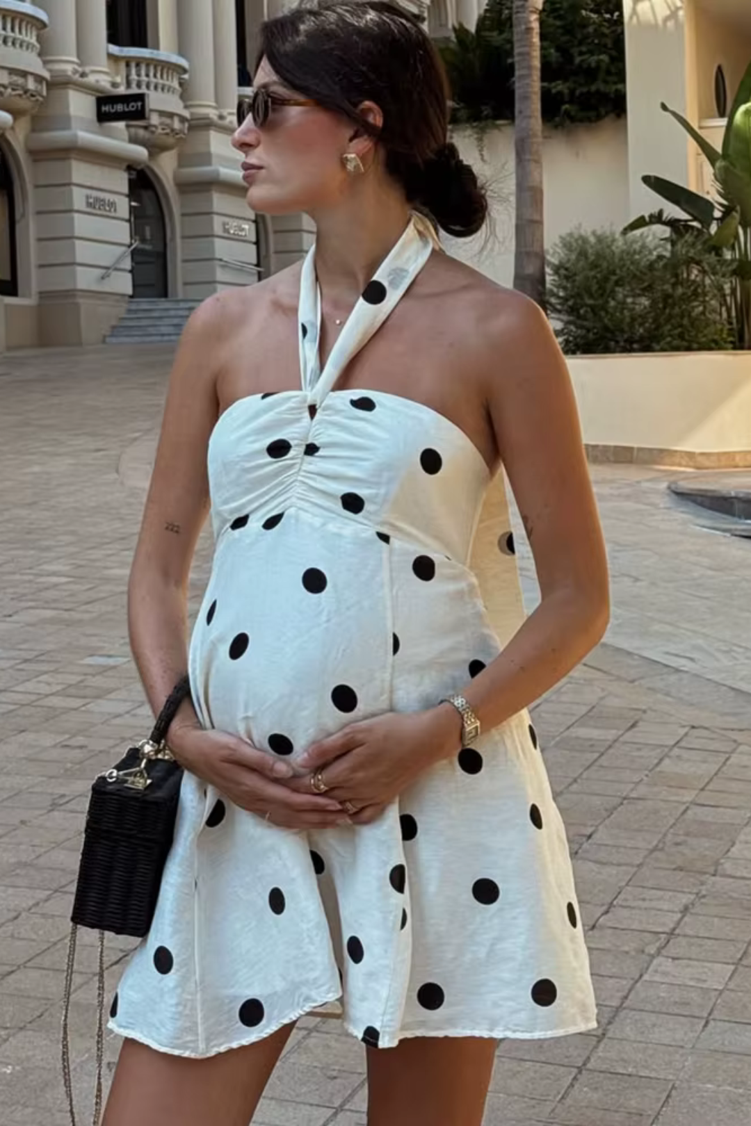 Vestido Polka Dot Casual