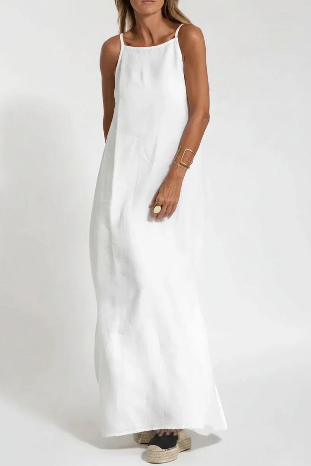 Vestido Longo Linho