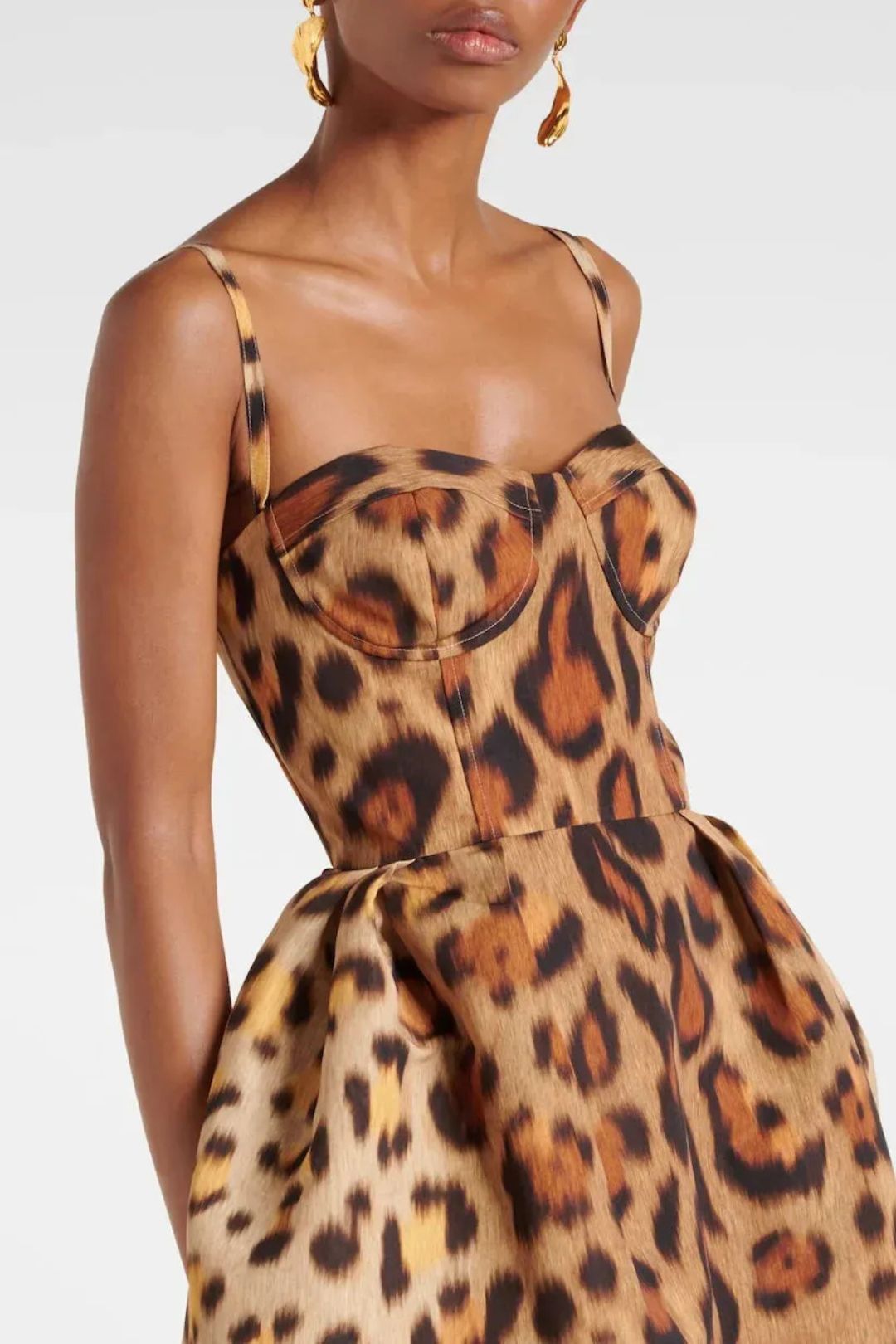 Vestido Midi Leopard
