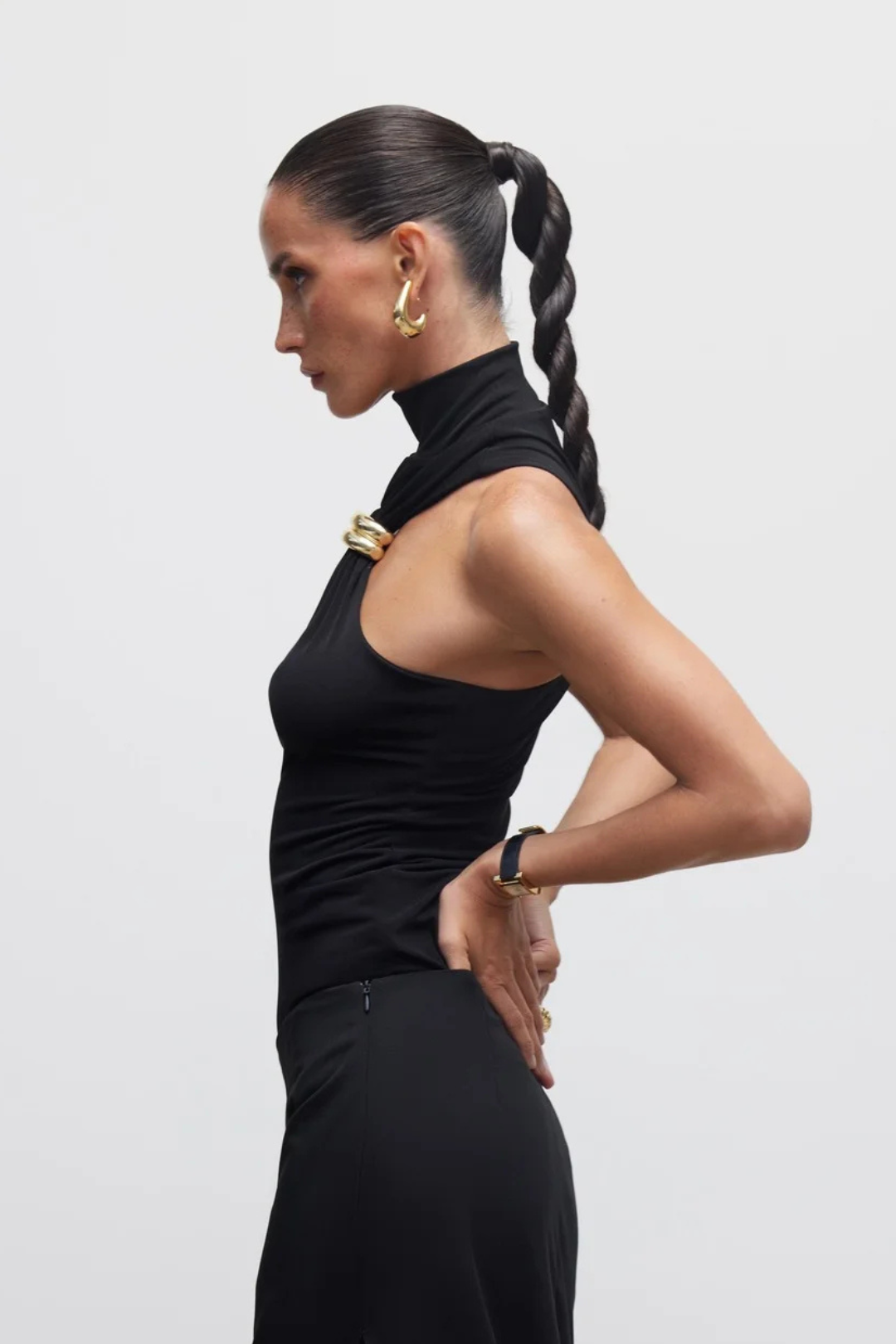 Blusa Gola Alta Golden