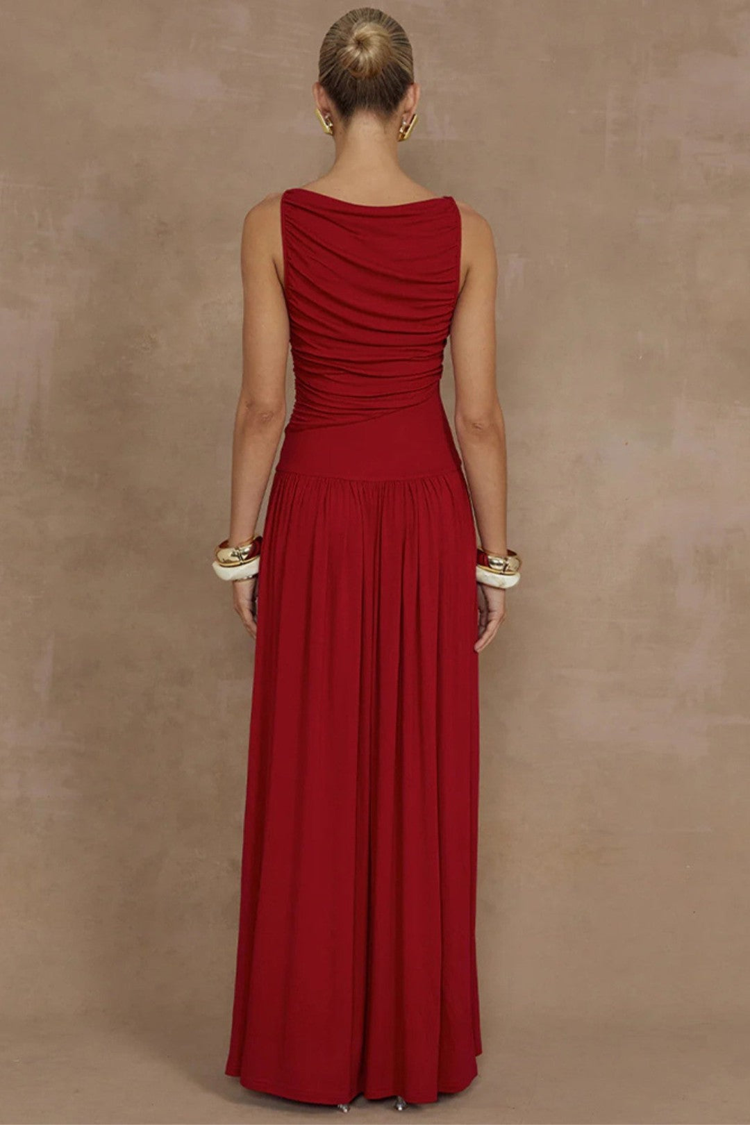 Vestido Longo Franzido