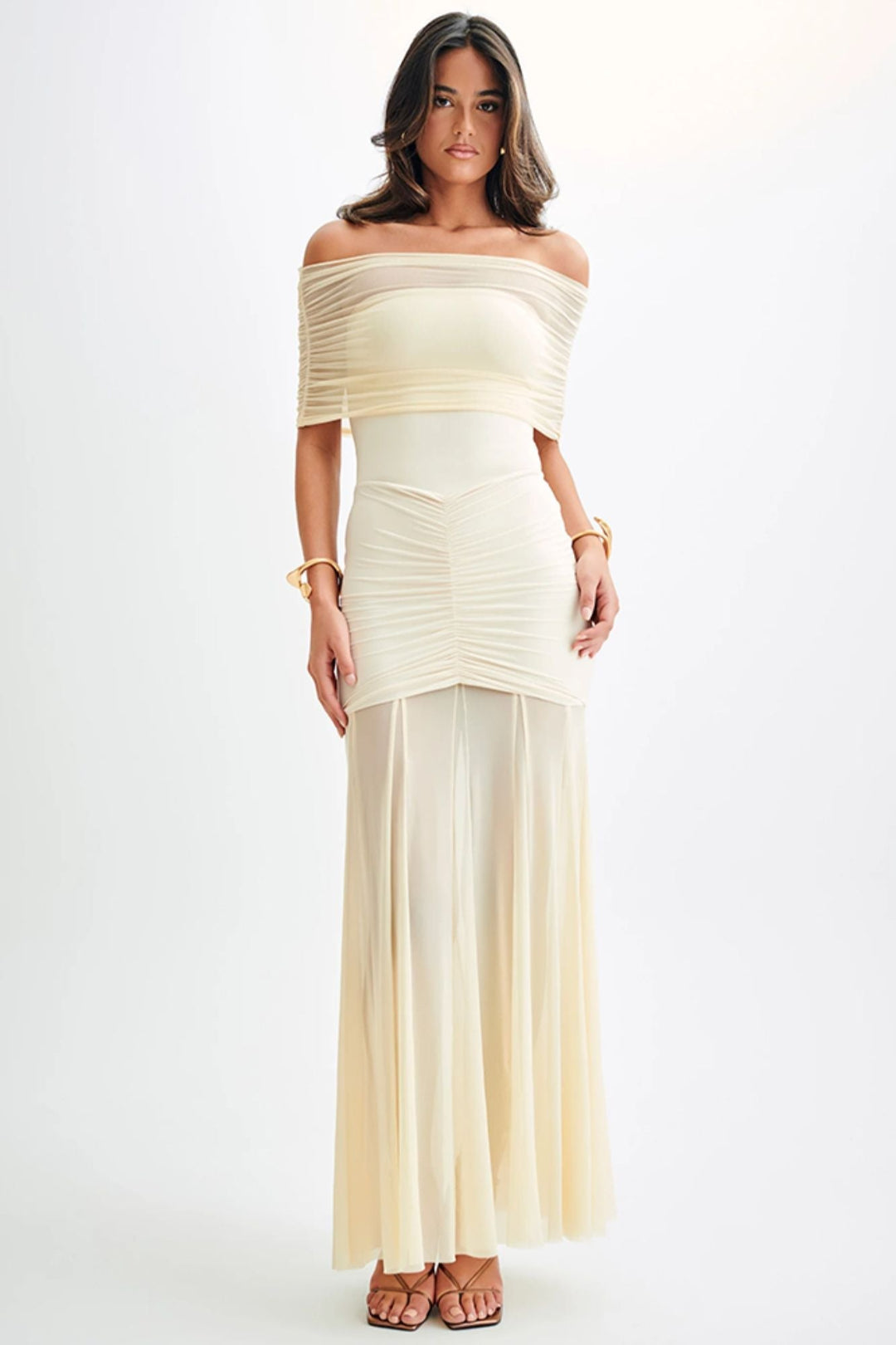 Vestido Longo Ombro a Ombro