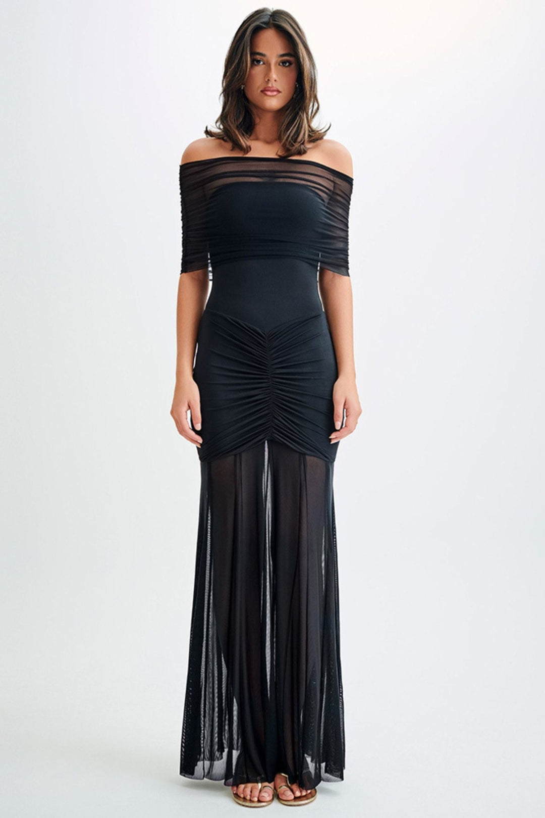 Vestido Longo Ombro a Ombro