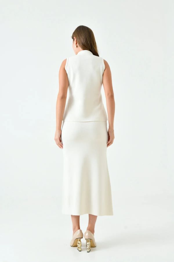 Conjunto Feminino Elegante Malha