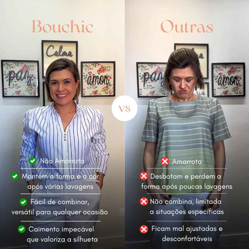 Blusa Social Elegante - Pague 2 e Leve 3