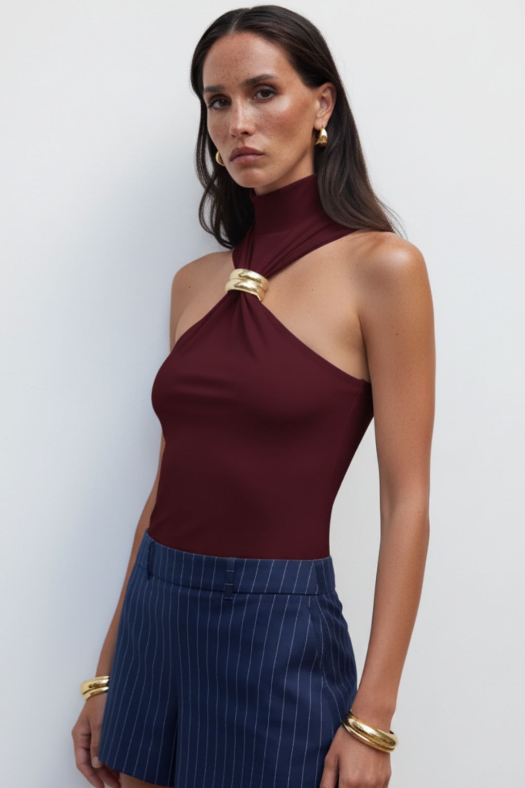 Blusa Gola Alta Golden