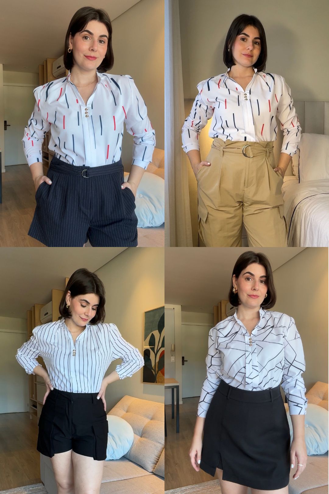 Blusa Social Elegante - Pague 2 e Leve 3