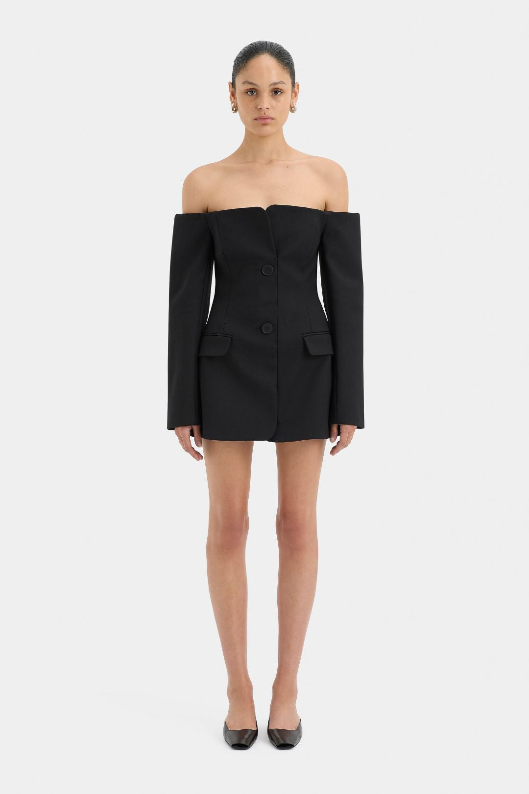 Vestido Blazer Ombro a Ombro