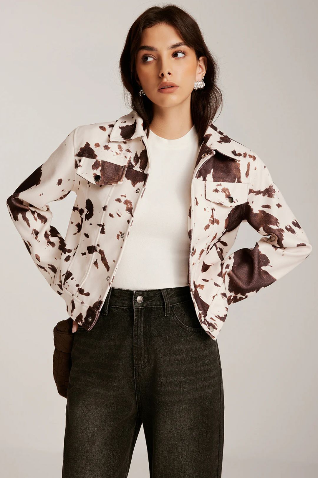 Jaqueta Feminina Cow Print3