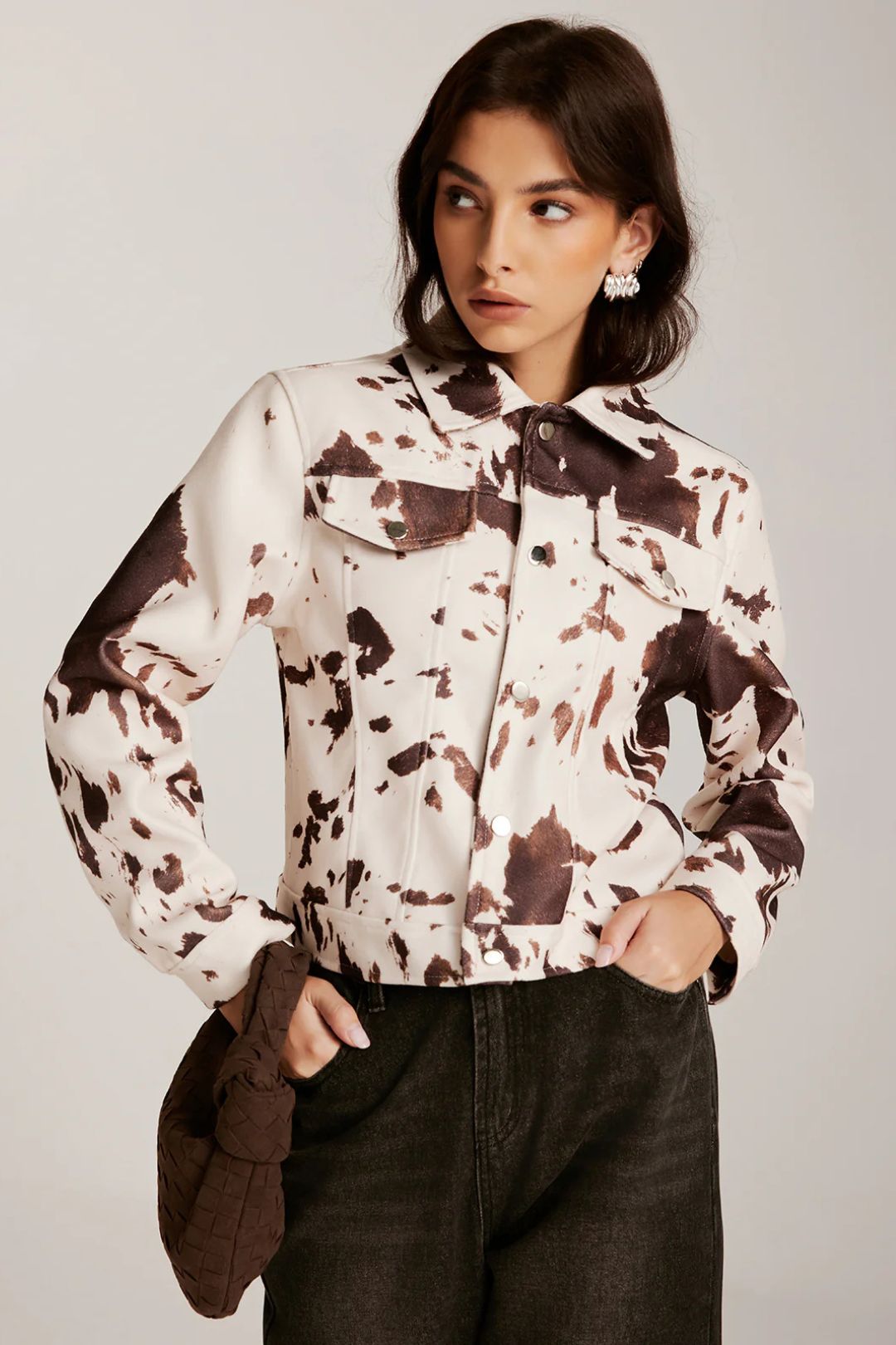 Jaqueta Feminina Cow Print5