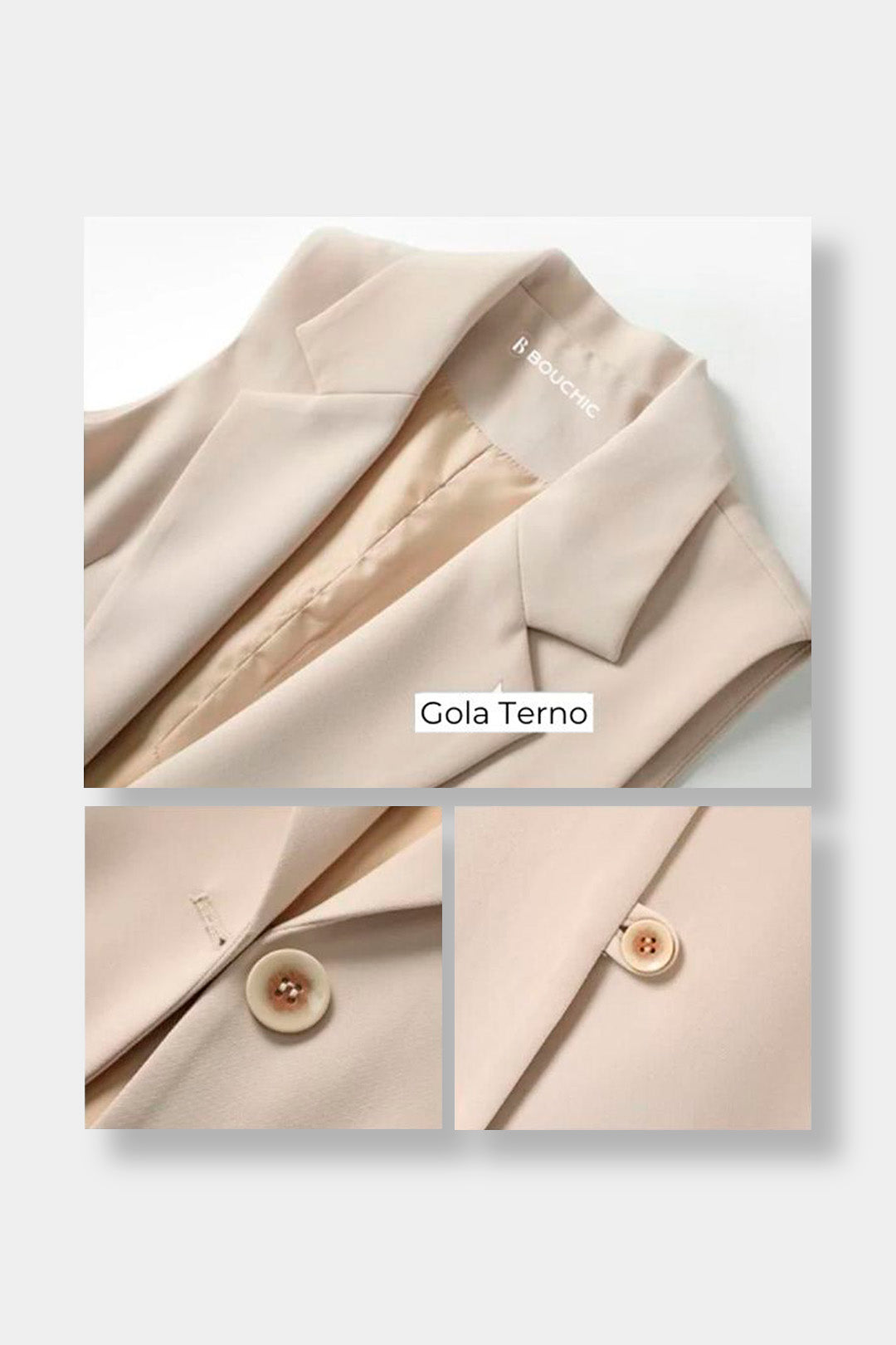 colete feminino alfaiataria