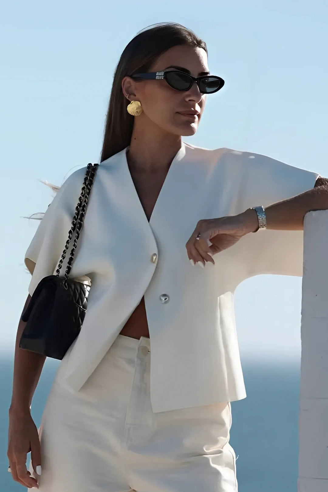 Cardigan Elegante Gola V