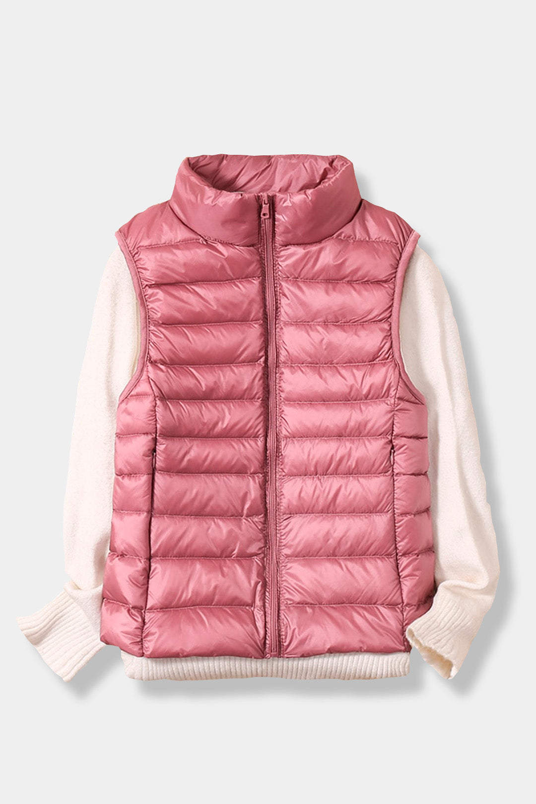 Colete Puffer Feminino Gola Alta