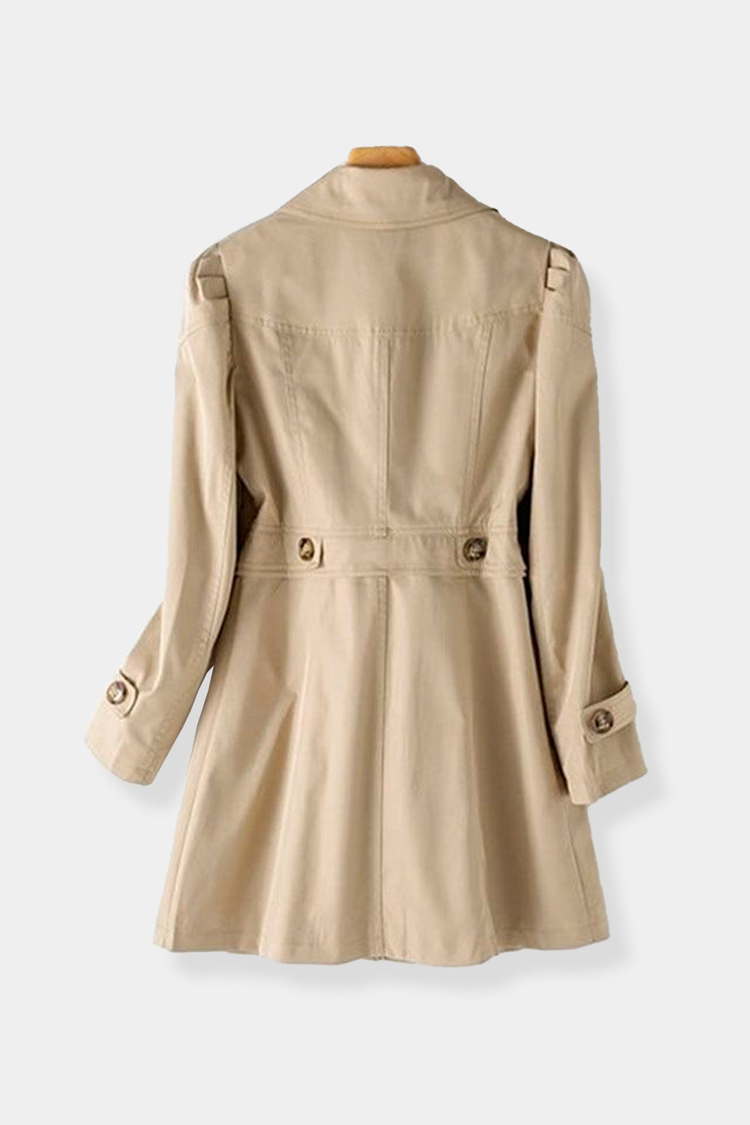 sobretudo feminino casual bege