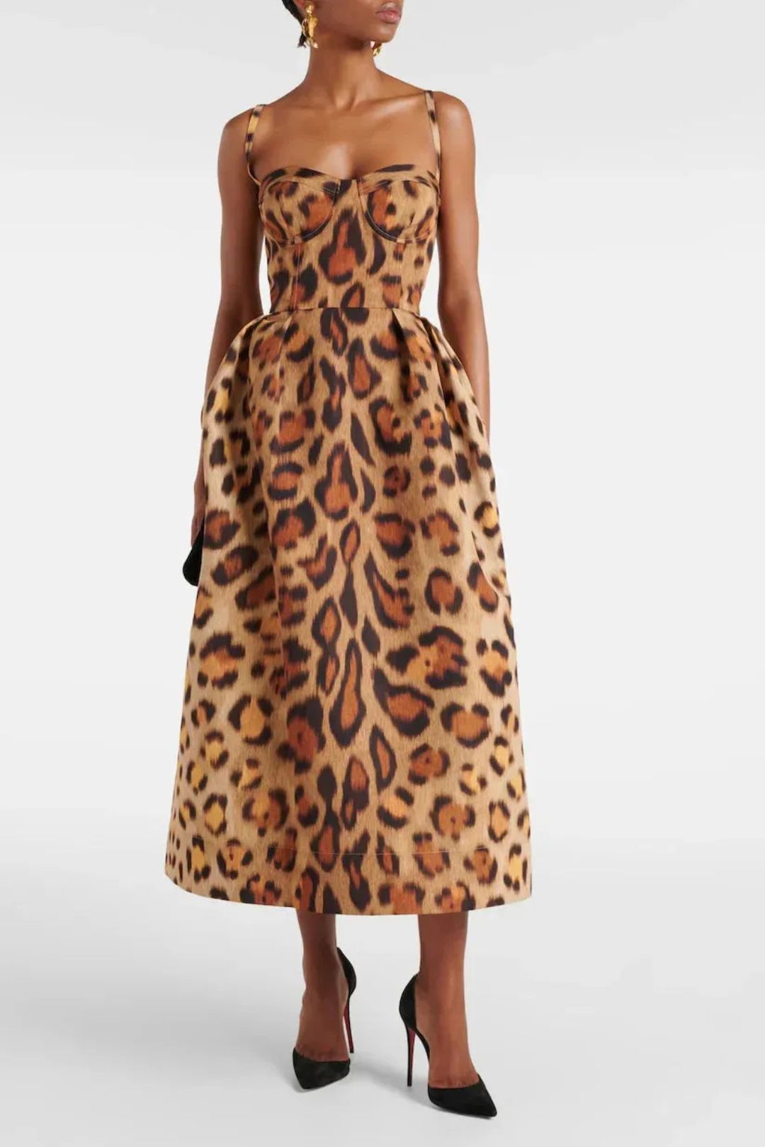 Vestido Midi Leopard