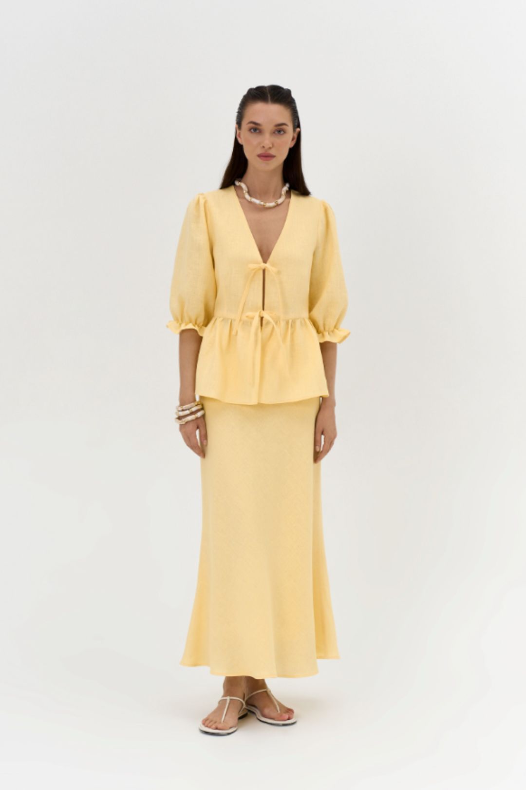 Conjunto de Verão Peplum