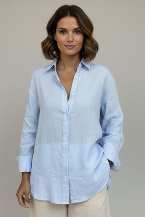 Camisa de Linho Over