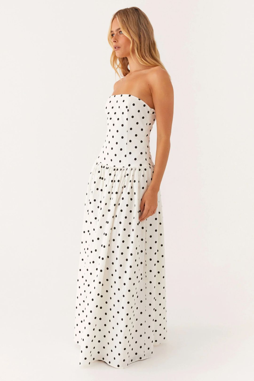 Vestido Longo Polkadot