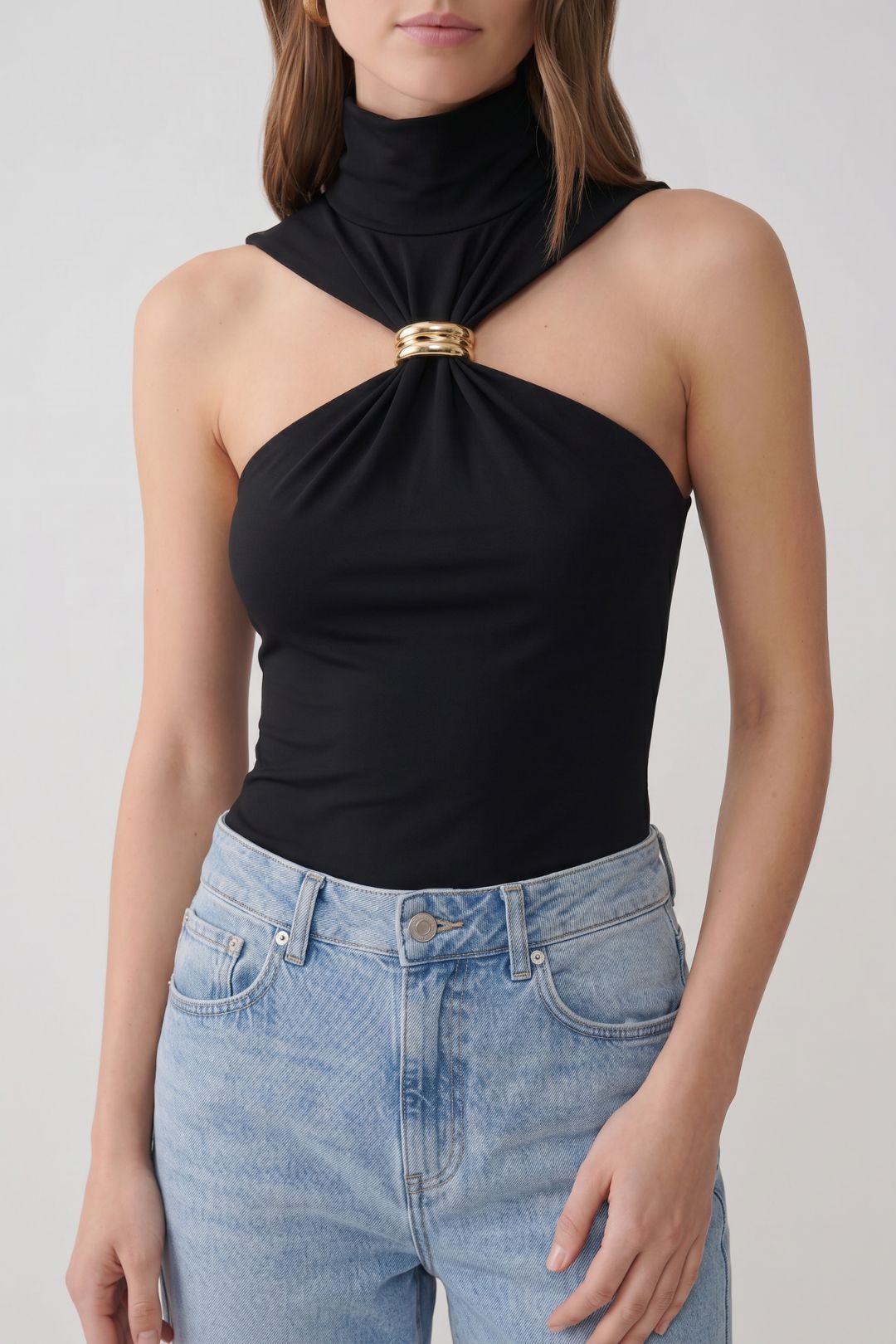 Blusa Gola Alta Golden