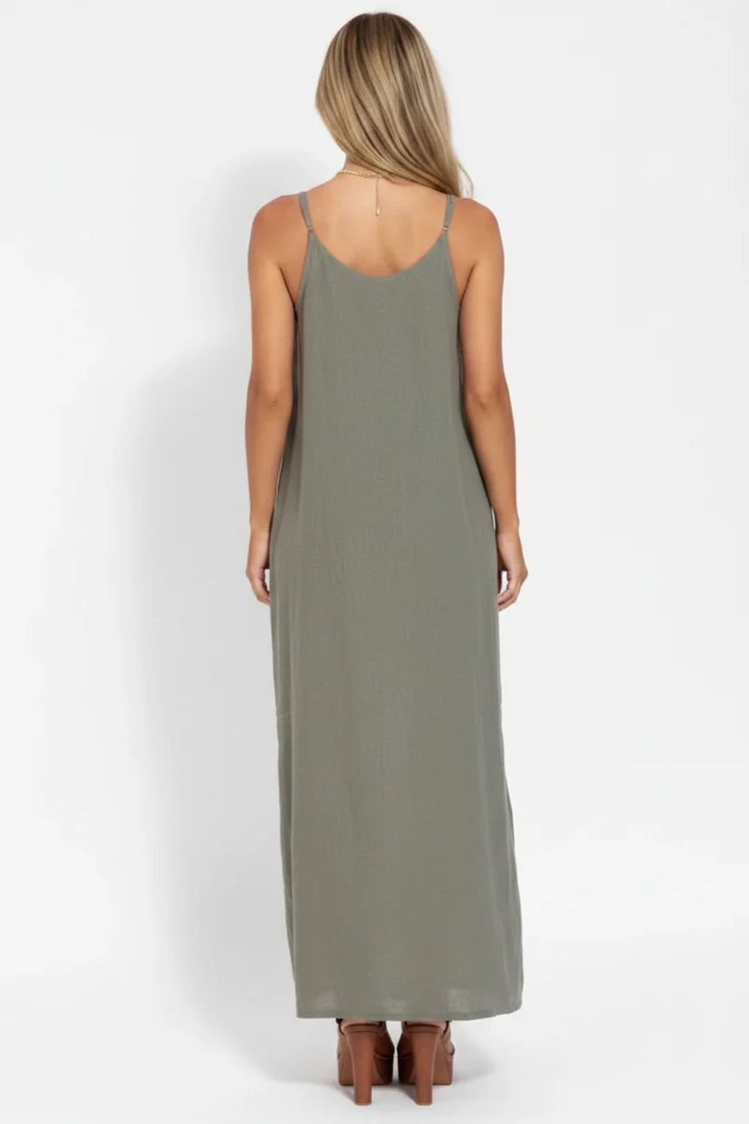 Vestido Longo Linho