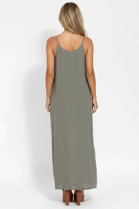 Vestido Longo Linho