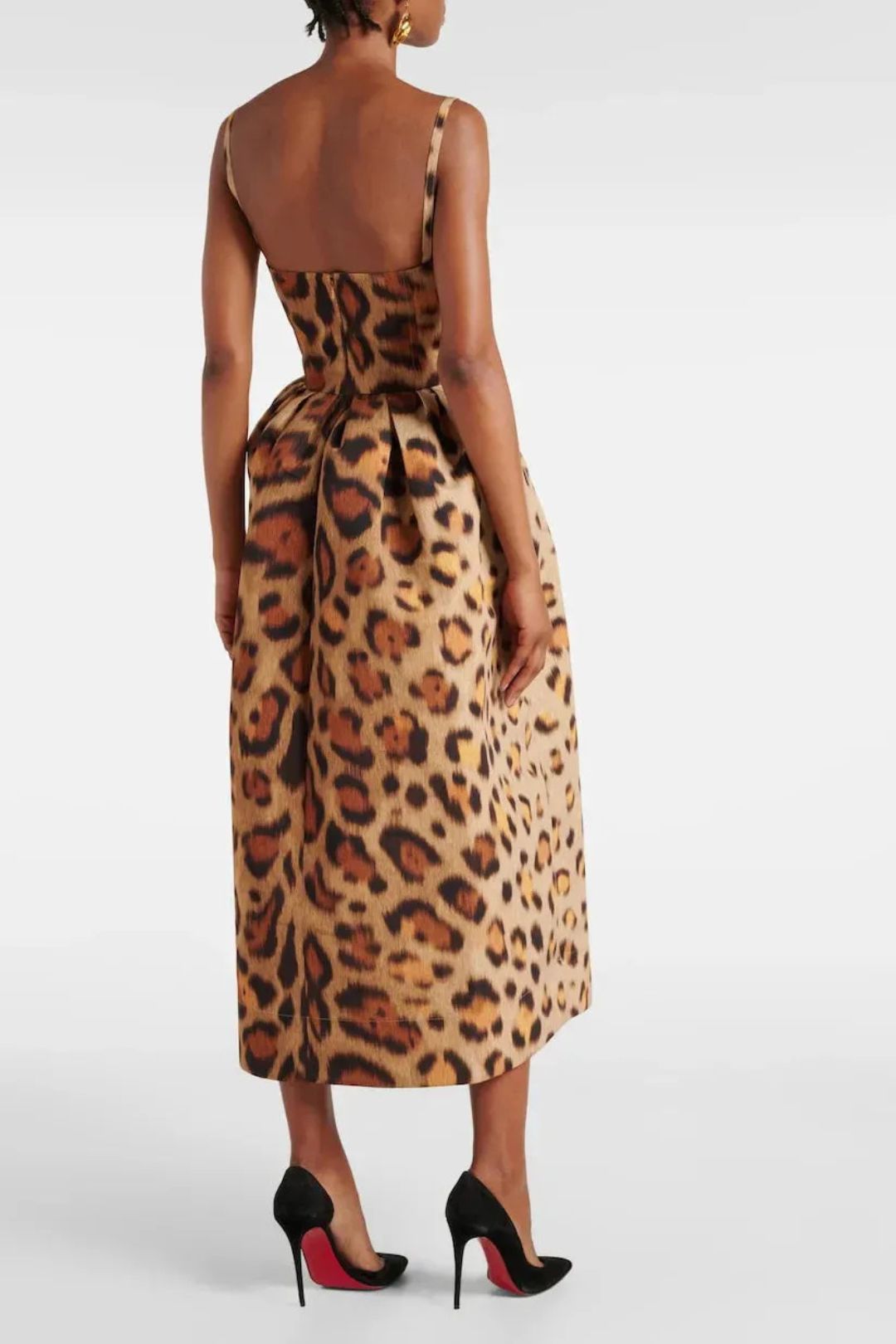 Vestido Midi Leopard
