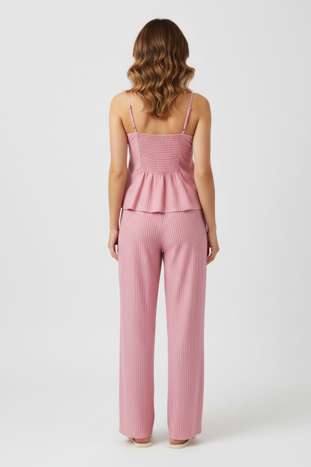 Conjunto Listrado de Verão Casual