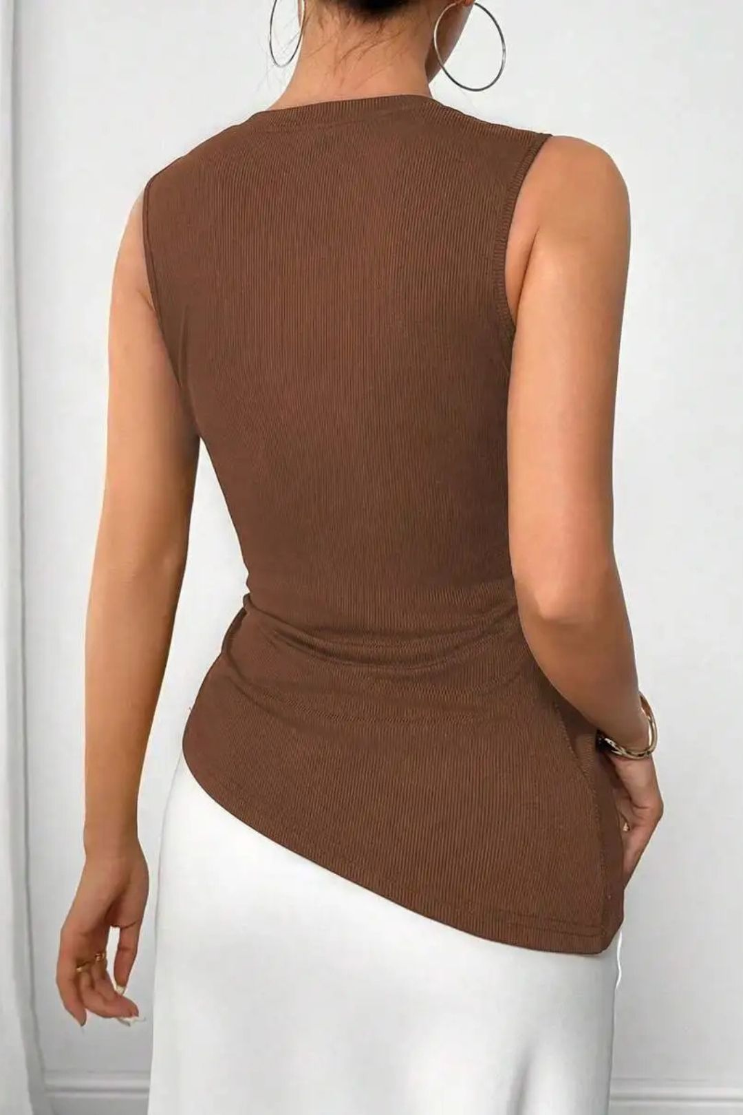 Blusa Canelada Elegante