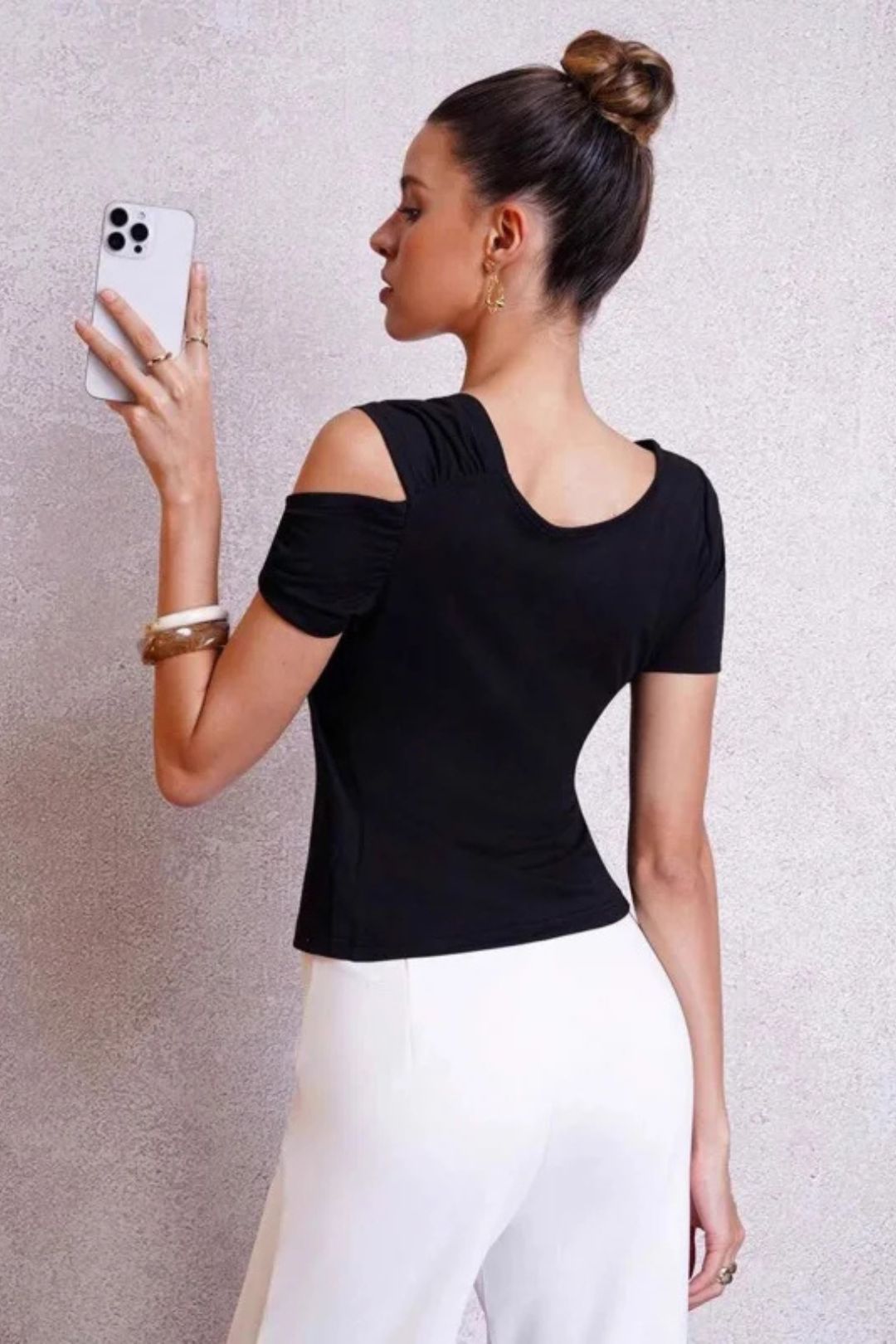 Blusa Assimétrica Casual