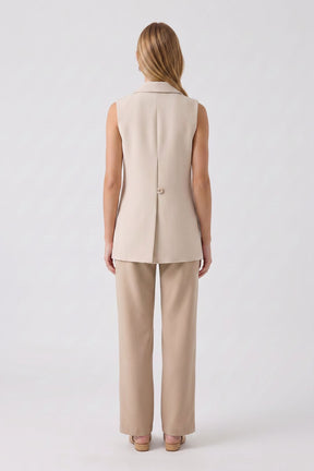 Colete Feminino Alfaiataria Clássico