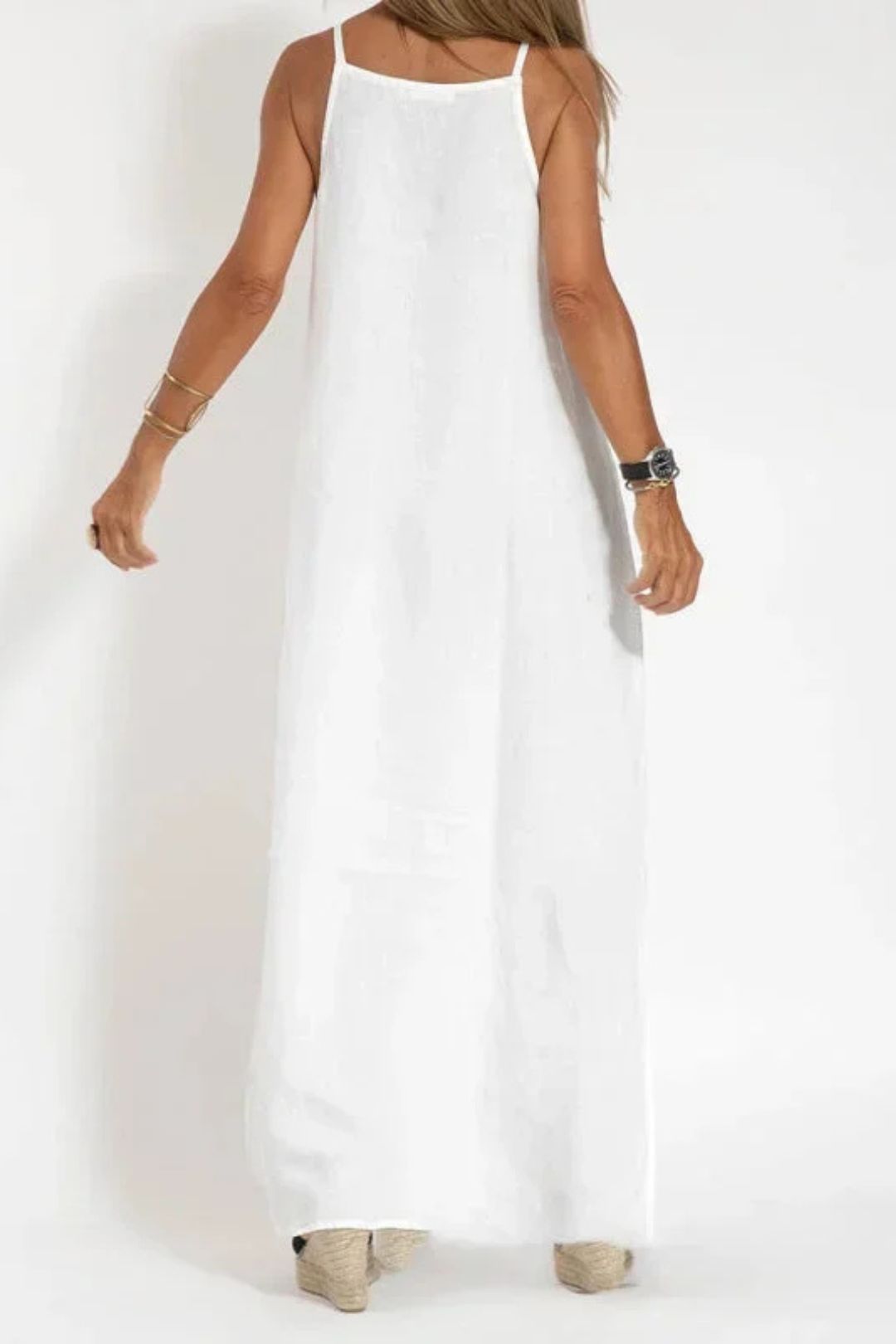 Vestido Longo Linho