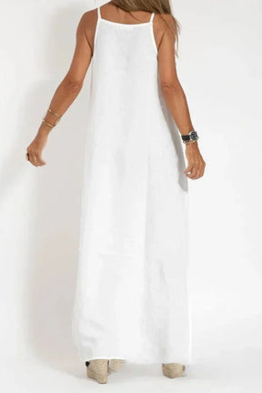 Vestido Longo Linho