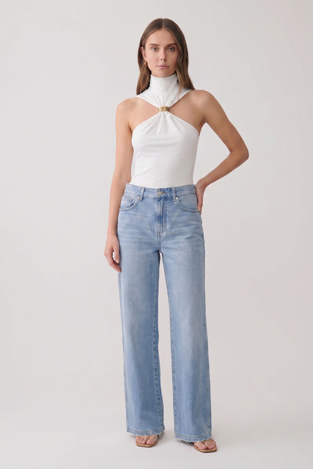 Blusa Gola Alta Golden