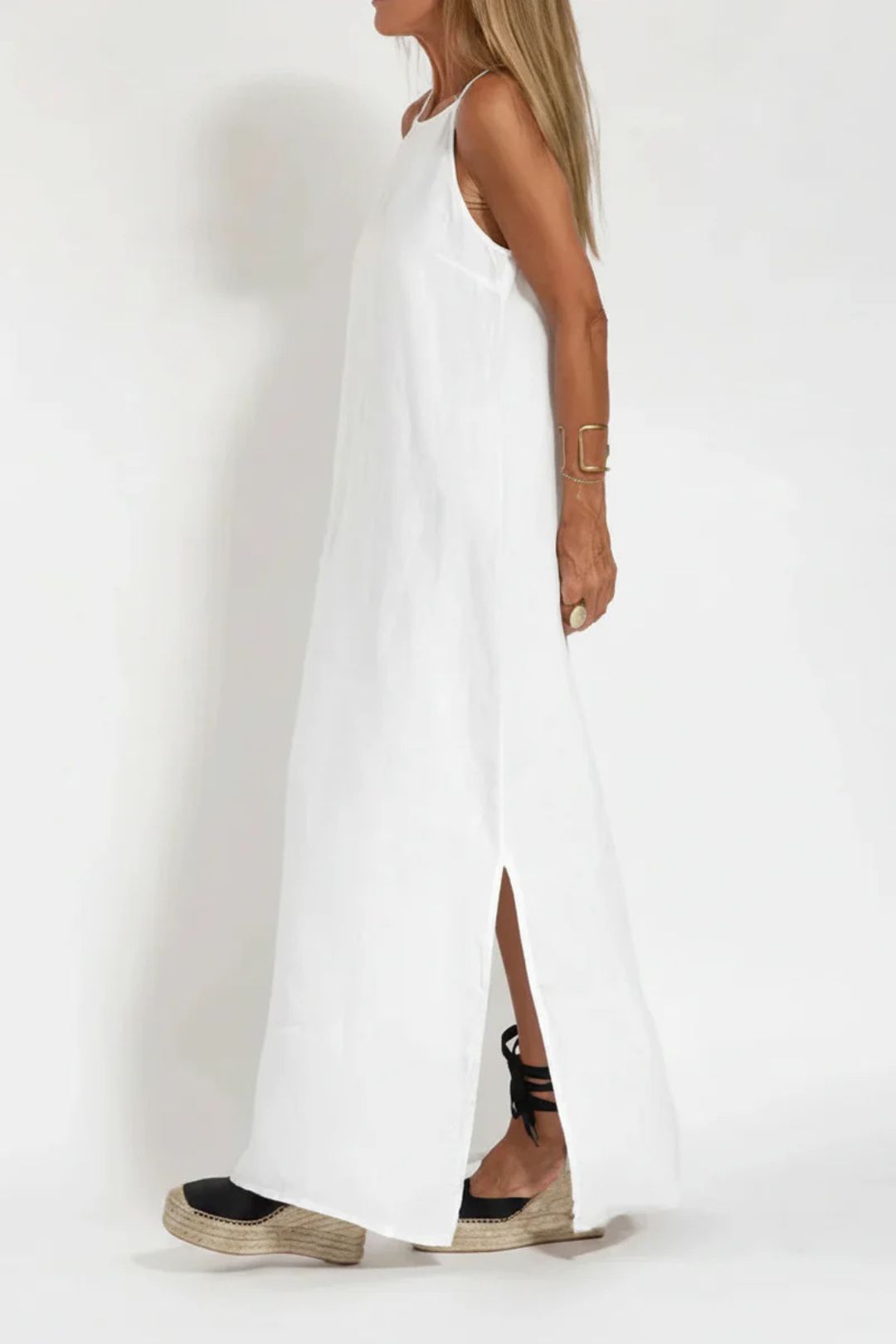 Vestido Longo Linho