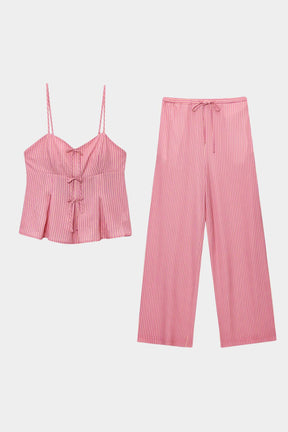Conjunto Listrado de Verão Casual