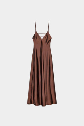 Vestido Midi Acetinado