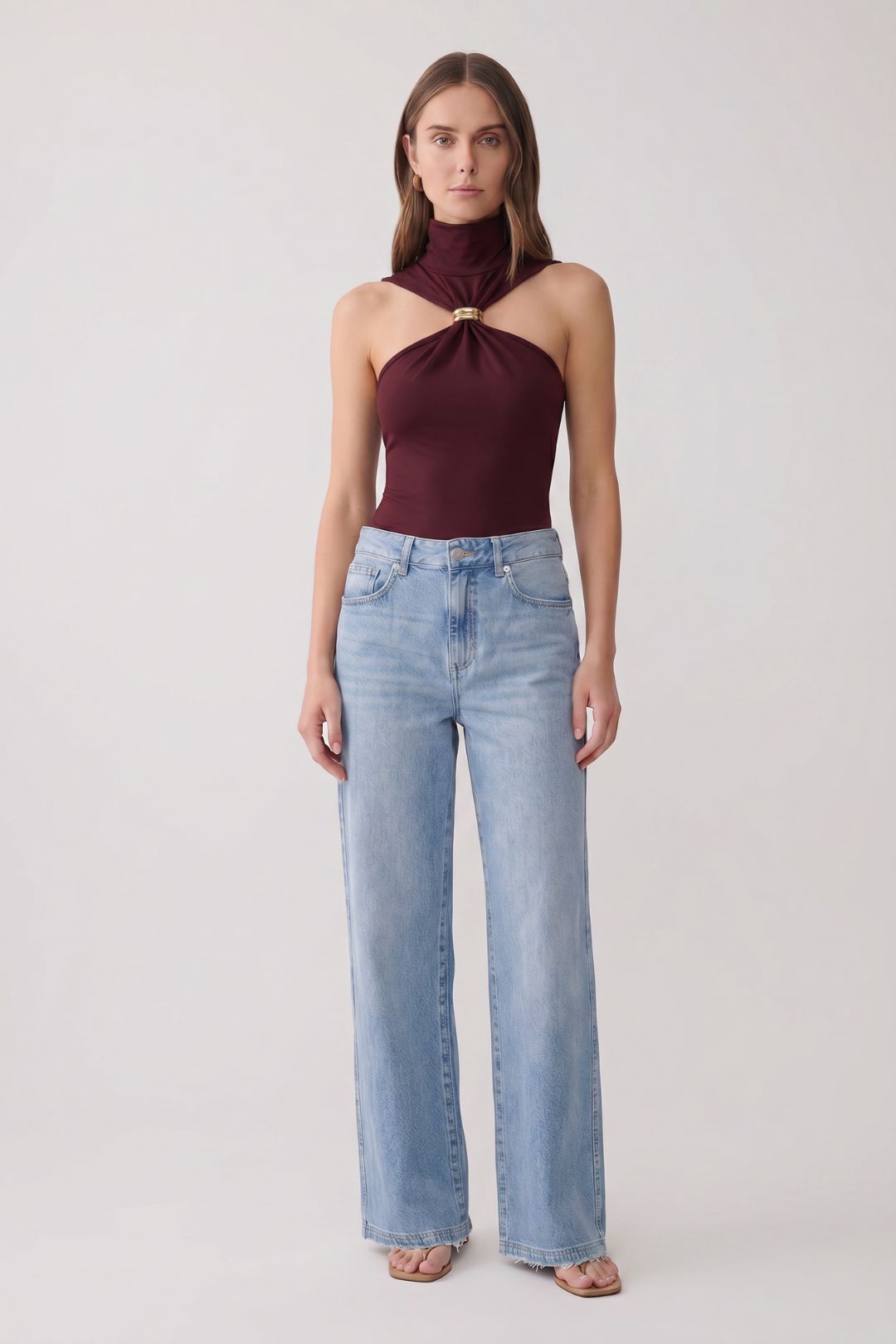 Blusa Gola Alta Golden