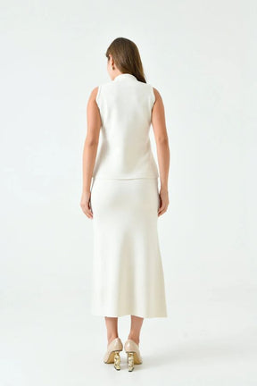 Conjunto Feminino Elegante Malha