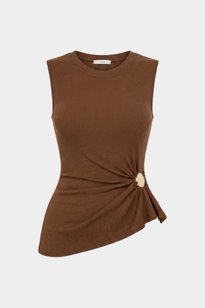 Blusa Canelada Elegante