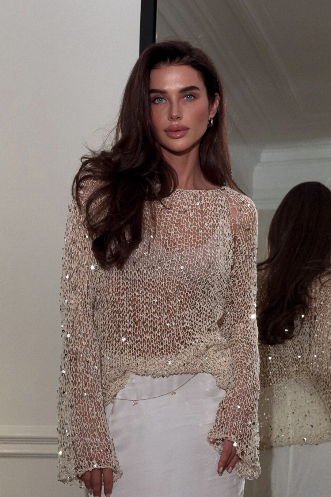 Blusa Tricot Paetê