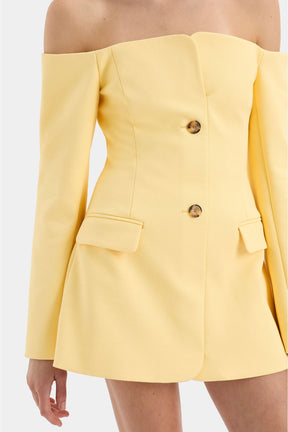 Vestido Blazer Ombro a Ombro