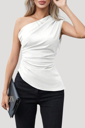 Blusa Casual Drapeada