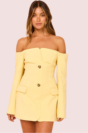 Vestido Blazer Ombro a Ombro