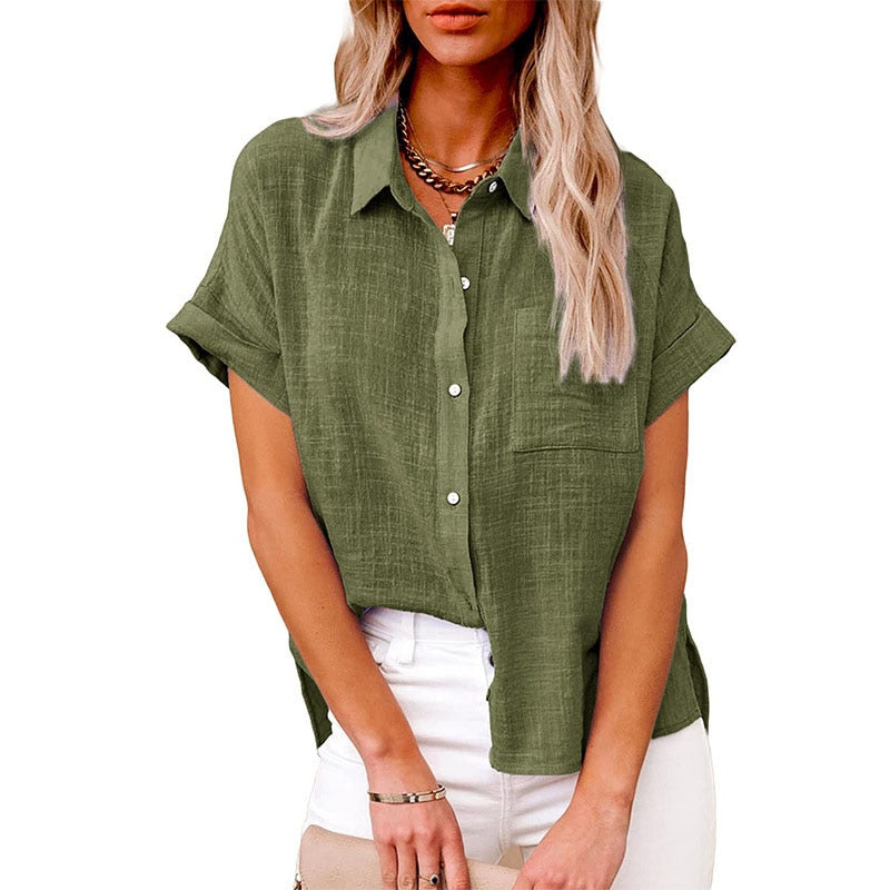 Camisa Oversized Linho Casual